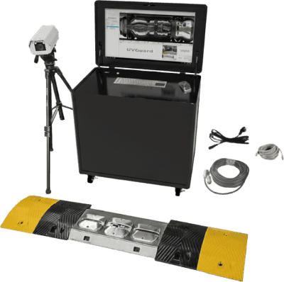 Sistema de Escaneo Subvehicular AP300-M / Dual Mode Area Scan + Line Scan / Resolución 10000×4096 / Reconocimiento de Placas LPR / Captura >99.9% / IP68 / -40° a +70°C / Análisis Inteligente de Diferencias