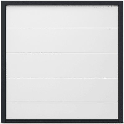 Puerta de Garage de Alta Calidad / Linea Central / Color Blanco 10X9 pies,  AISLADA, Estilo Americana.