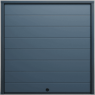 Puerta D / Garage D / Alta Calidad / Linea Central / Color GRIS /  acabdo DELUXE / 20X9 pies / AISLADA / Estilo Americana.