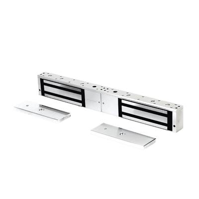 Chapa magnética de 1200 Lbs /Para Puertas Dobles/ Interior/ LED / Sensor Bloqueo