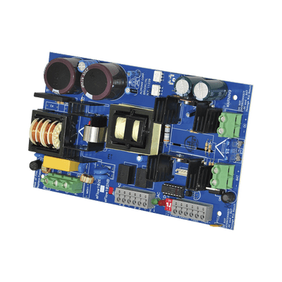 Cargador de fuente de alimentación, salida única, 12 V CC a 10 A, salida auxiliar, FAI, listo para LinQ2, 115 V CA, placa