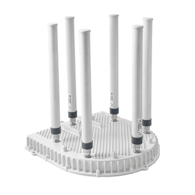 Estación Base Omnidireccional, 5725-5850 MHz, 54 Mbps, Potencia EIRP 42 dBm (16 W), 802.11a.