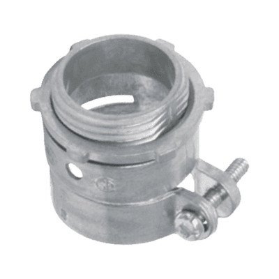 Conector recto para tubo flexible de 2 1/2" (63 mm).