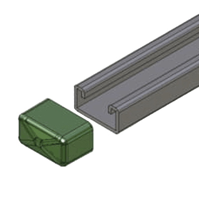 Remate Cuadrado para Unicanal 4X2.