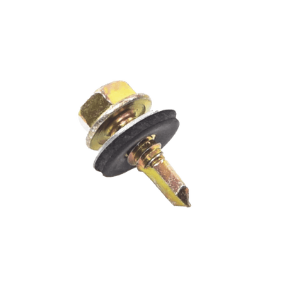 Tornillo Punta Broca Sello Montado 6.5 X 38 mm (1/4" X 1 1/2") Caj. C/100pz.