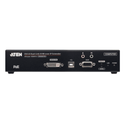 Transmisor KVM sobre IP DVI-D Dual Link 2K | Resolución 2560x2048 @ 50Hz | Zero Latency | SFP Fiber 10 km | Dual Power o PoE | Aplicaciones ATC | Matrix System