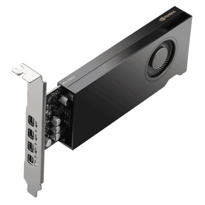 Tarjeta Gráfica Profesional NVIDIA RTX 2000 Ada Generation / 16 GB GDDR6 ECC / 2.816 CUDA Cores / 22 RT Cores / 88 Tensor Cores / PCIe 4.0 x8 / 70W TDP / 4x Mini DisplayPort 1.4a / AV1 Encode-Decode