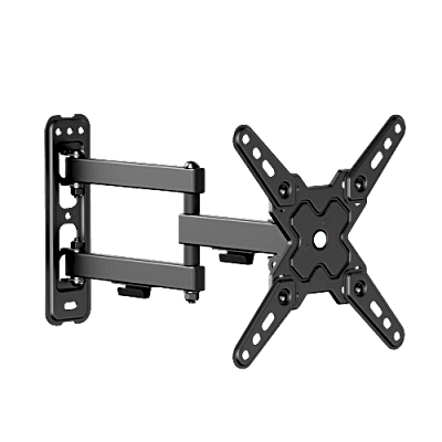 Soporte de Pared Articulado para Pantallas o Monitores | Compatibilidad VESA 75x75 - 200x200 / Hasta 43 Pulgadas | Capacidad Máxima de Carga 20 kg | Fabricado en Acero