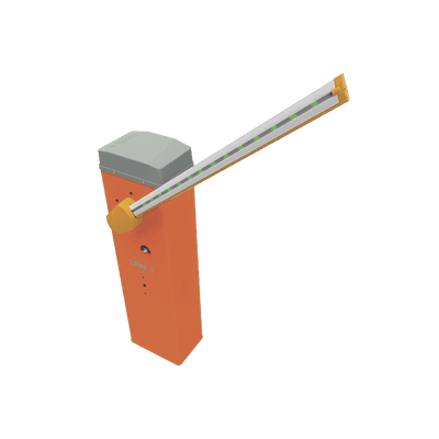 Kit de Barrera Vehicular CAME LT4 / Incluye Mástil de 4 Metros Iluminado / Apertura Izquierda o Derecha Configurable en Sitio / Tiempo de Apertura de 2 a 6 Segundos