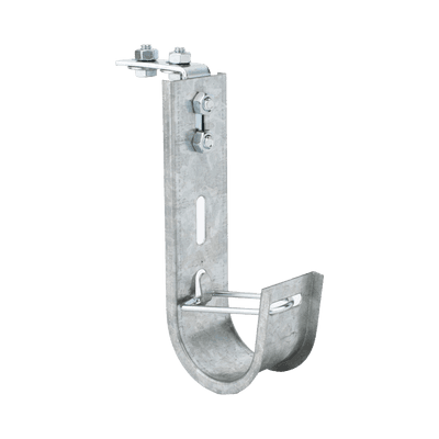 Soporte (Gancho) tipo J-Hook, hasta 28 cables Cat6, ideal para soportar cableado en los espacios de manipulación al aire, Para instalación en interior
