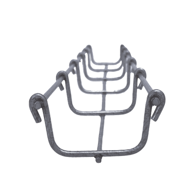 Charola Bimetálica Tipo Malla 33/50 mm, Ideal Para Utilizarse al Exterior o Zonas Húmedas, Hasta 26 Cables Cat6, Tramo de 3 Metros
