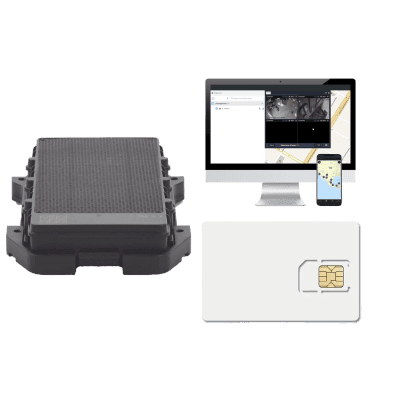 KIT Localizador 4G con carga solar / Semiautónomo / Rastreo de contenedores / Cajas de tráiler / Alarma de sabotaje audible / Incluye Licencia vitalicia EPCOMGPSCODE y SIM de datos SIM500MB2Y 