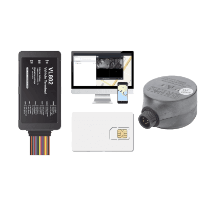 Kit localizador vehicular / 4G LTE / BLE / RS485 / Audio dos vias (requiere accesorios) / incluye SIM500MB2Y, Plataforma EPCOMGPSCODE y UL212 Sensor ultrasonico