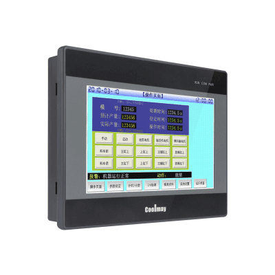 HMI TK8070H 7 Pulgadas / Pantalla 800x480 Pixeles / Puertos RS232 + RS485 / Puerto Ethernet / Puerto USB / Software VCool Programming