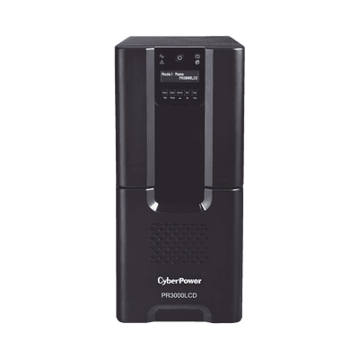 UPS de 3000 VA/2700 W, Topología Línea Interactiva, Entrada 120 Vca NEMA L5-30P, Onda Senoidal Pura, Tipo Torre, Con 8 Tomas NEMA 5-15R y 2 NEMA 5-20R