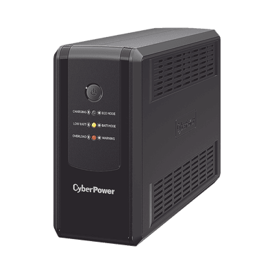 UPS de 1000 VA/500 W, Topología Línea Interactiva, Entrada 120 Vca  NEMA 5-15P, y 8 Salidas NEMA 5-15R, Con Regulador de Voltaje (AVR)