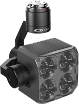 Foco Gimbal, 120W Máximo, 13400 Lúmenes, 4 Grupos Ópticos, 750g Peso, Iluminación 150m, Compatible con M300/M350/M400