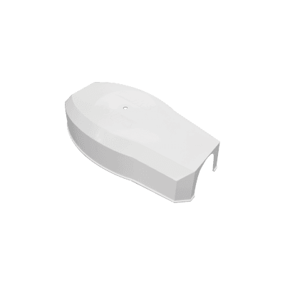 Refacción para 1601/1603 / Tapa plástica para enganche de mástil / Color Blanco