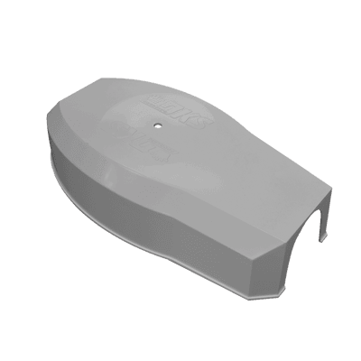 TAPA PARA BRAZO DE BARRERA DOORKING GRIS 