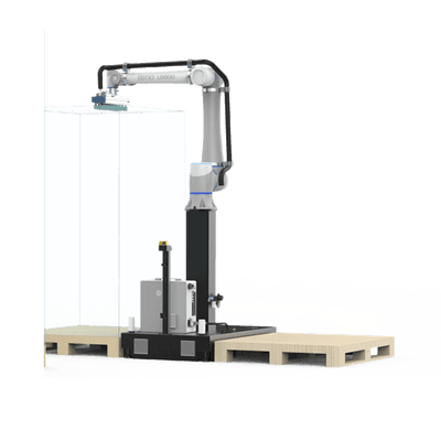 Solución de Paletizado Dobot / Carga Máxima 20 kg / Cadencia 8-13 Piezas/min / Visualización 3D en Tiempo Real / Configuración en 30 Min / IP54