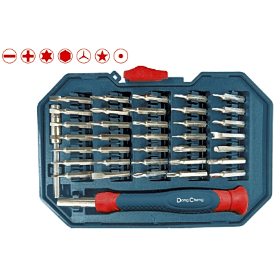 Juego de 37 Piezas de Desarmador de Precisión con Puntas 