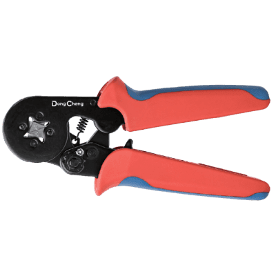 Pinza de 6" para Ponchar / Prensar Conectores de Casquillo o Ferrules 26-8 AWG.