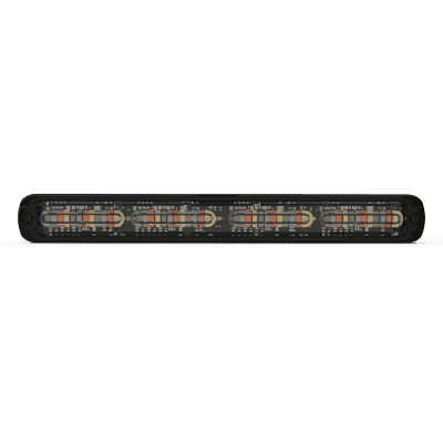 Luz auxiliar Giga Thin 11¨ Quadcolor Rojo/Azul/Ambar/Blanco 48 LED Con funcionalidad de director de tráfico