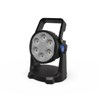 Lámpara de trabajo de mano de 6 LED, con batería recargable y montaje magnético, IP67