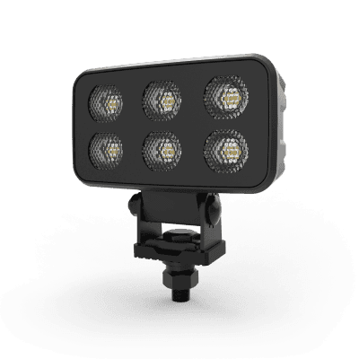 Luz de Trabajo Ultra brillante Cuadrada, 6 LED, 4630 Lúmenes, 12-24 Vcd
