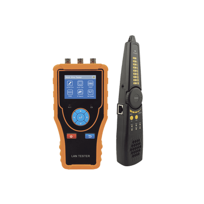 Probador De Red Y Probador De Cables Con Sonda De Rastreo De Cables / Pantalla TFT-LCD de 2.4 pulgadas / Medidor de nivel de video coaxial HD, puede detectar el valor máximo de la señal TVI/CVI/AHD/CVBS, el valor SYNC y el valor de rá