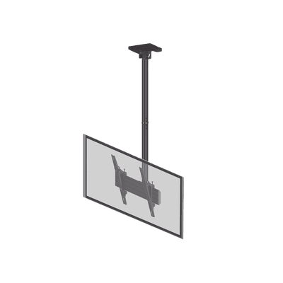 Montaje de Techo para Pantallas de  32"- 75I"| VESA 100 X 100 HASTA 400 X 400| Capacidad Máxima de Carga 50Kg