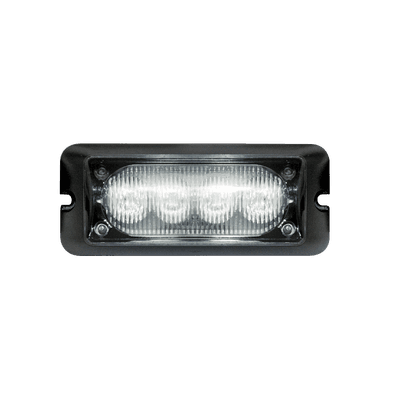 Luz auxiliar brillante con 4 LEDs, color claro, mica transparente