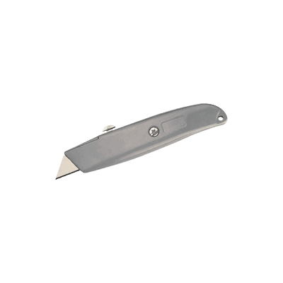 Navaja de Uso Rudo. Carcaza Metálica, Cuchilla Intercambiable.