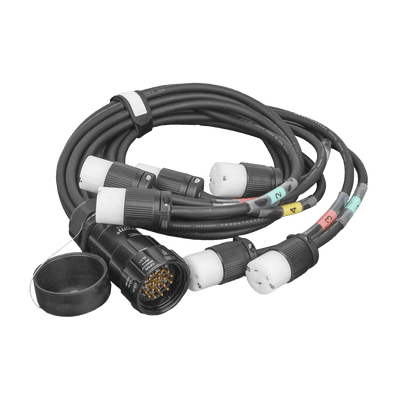 Tomacorriente TIPO SOCAPEX con DERIVACIÓN A 6 tomas tipo Edison 