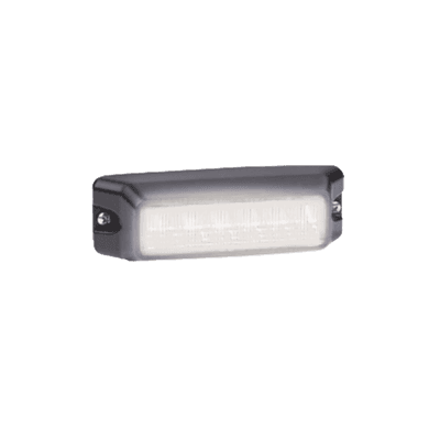 Luz auxiliar de 6 LED, Flasher Integrado, Color Blanco, Mica Transparente