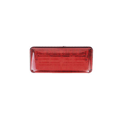 Luz de Emergencia QuadraFlare, Mica y LED Rojo, Ideal para Ambulancias