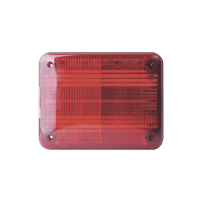 Luz de advertencia Quadraflare LED, Flasher Integrado y Mica de color Rojo