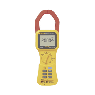 Pinza Amperimétrica de Verdadero Valor Eficaz de 2000 A CA. CAT IV 600 V, CAT III 1000 V
