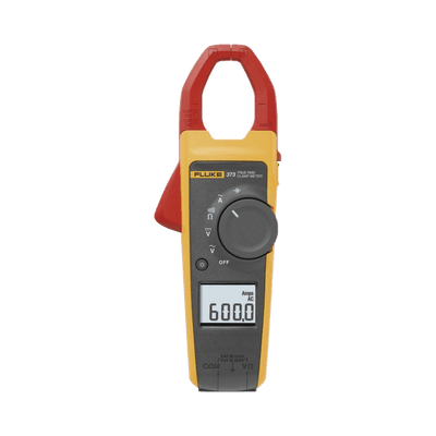 Amperímetro de Gancho 600A TRMS CA. Medición con Puntas de Prueba de Tensión CA/CC, Capacitancia, Continuidad y Resistencia.