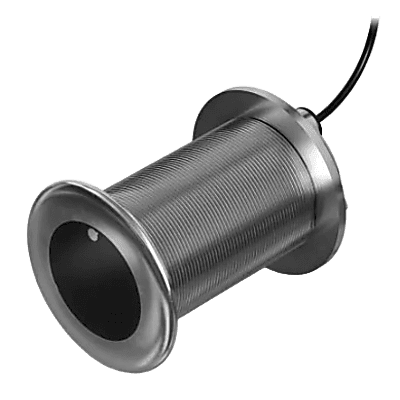 Sonda de Pesca CHIRP GT15M-THF / Banda Media 85-165 kHz / 600 W / Profundidad Máxima 365 m Agua Salada 580 m Agua Dulce / Ancho de Haz 24°-16° / Compatible con RapidReturn™ / Cable 15 m / Carcasa Acero Inoxidable