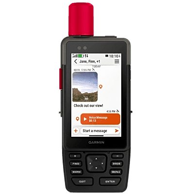 GPS Táctico Multifuncional H1i Plus / Pantalla TFT Transflectiva 3.5" / Multibanda / GPS+Galileo+BeiDou+QZSS+IRNSS / Cámaras Frontal 5MP + Trasera 8MP / IP67 MIL-STD-810 / Batería 48h inReach / 64GB Memoria