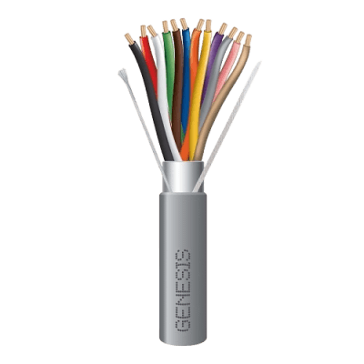 Carrete de 305 Metros (1000 Pies) / Cable 12 x 18 AWG / Color Gris / Blindado / Riser / Aplicaciones de Audio Control de Acceso y Automatización