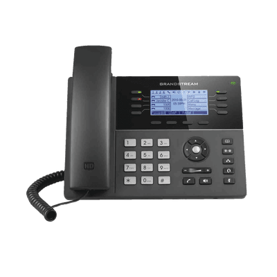 Teléfono IP Gama media de 8 Líneas con 4 teclas de función, 32 teclas de extensión BLF digital y conferencia de 5 vías PoE