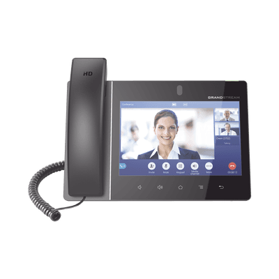 Video teléfono IP  empresarial Android con pantalla táctil (1280x800) hasta 16 líneas y 16 cuentas SIP