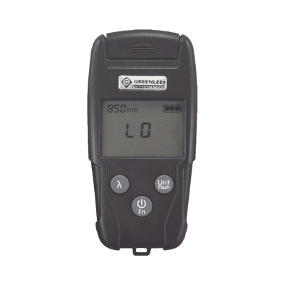 Medidor de Alta Potencia para Fibra Óptica con Localizador Visual de Fallos (VFL), entrada universal de 2.5 mm (para conectores SC, ST y FC)