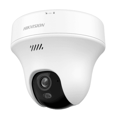 Turret PT IP 3 Megapixel (2K) Megapixel / Lente 2.8 mm / Dual Light (10 mts IR + 10 mts Luz Blanca) / Wi-Fi 6 / Interior / ACUSENSE / dWDR  / H.265 / Audio Bidireccional (Micrófono y Bocina) / 5 VCD
