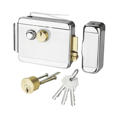 Cerradura Eléctrica Derecha o Izquierda con Botón de Salida Interconstruido