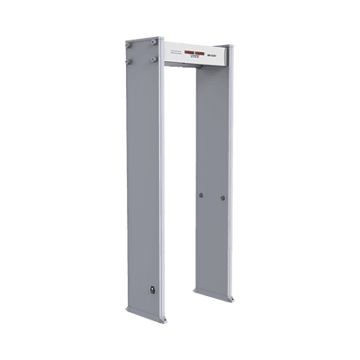 Arco Detector de Metales de 6 Zonas / Precisión de una Moneda 25 mm / 255 Niveles Sensibilidad / Pantalla LED