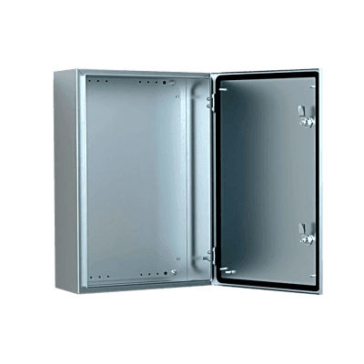 Gabinete de Acero Inoxidable 304L ASR IP66 / 600x400x210 mm (23.6x15.7x8.3 in) / 2 Cerraduras / Montaje Placa 2 mm