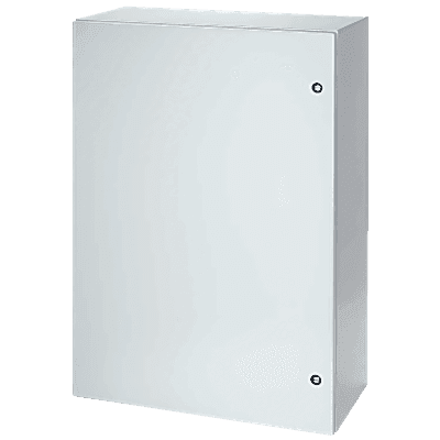 Gabinete Industrial Concept de Puerta Sencilla / 24 x 24 x 8 pulgadas (610 x 610 x 203 mm) / Acero Gris Claro / IP66 NEMA 4-12-13 